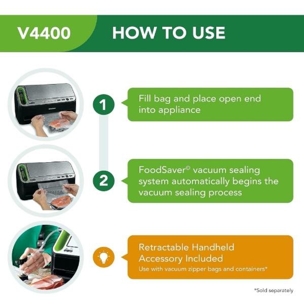 M&aacute;quina selladora al vac&iacute;o foodsaver image number null