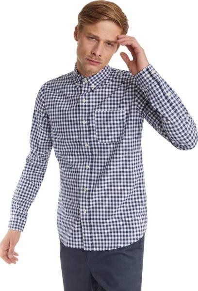 Camisa casual caballero azul marino Next & Co modelo OX37 image number null