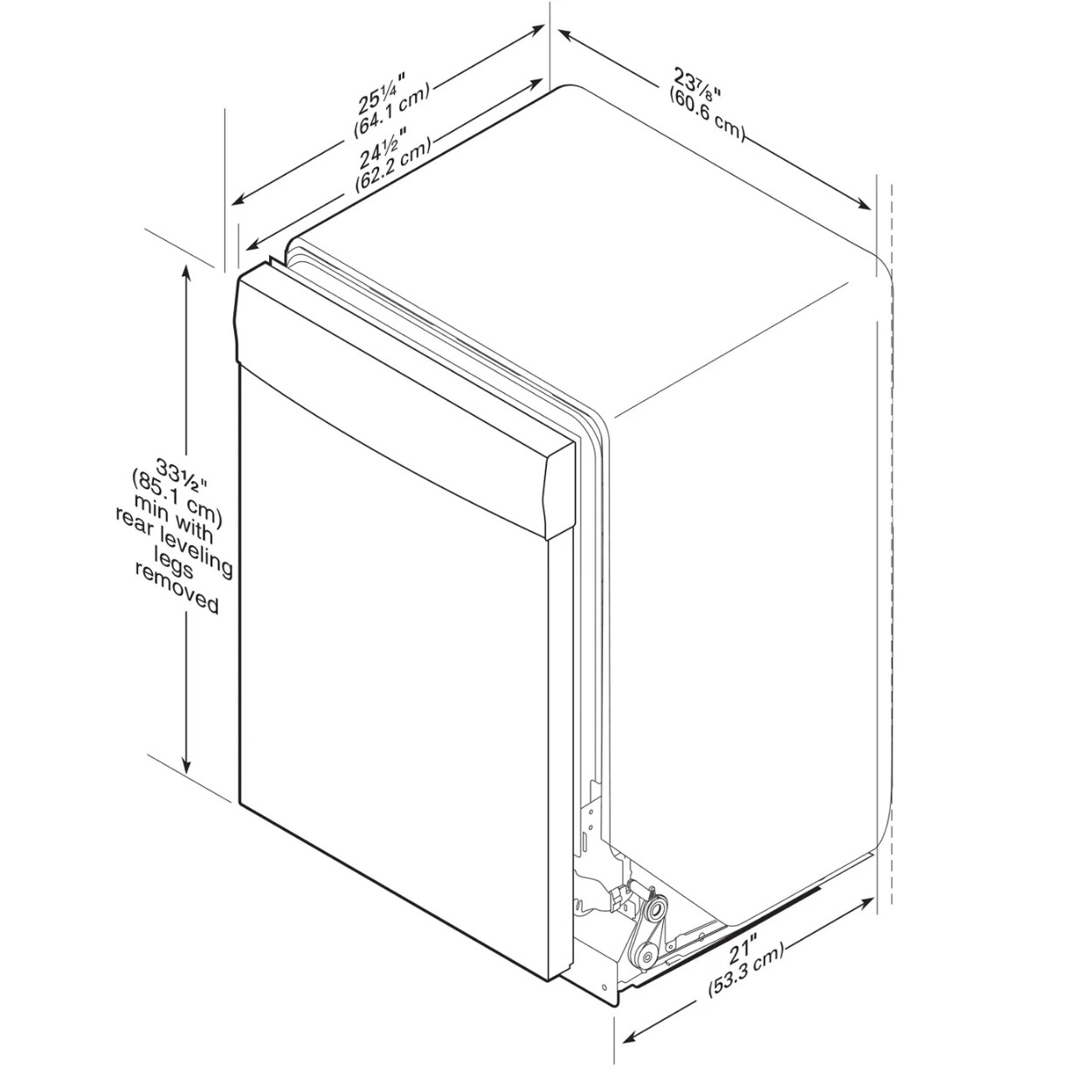 Lavavajillas Empotre Whirlpool WDF341PAPM 58 cm (24") 12 Servicios Acero Inox image number null