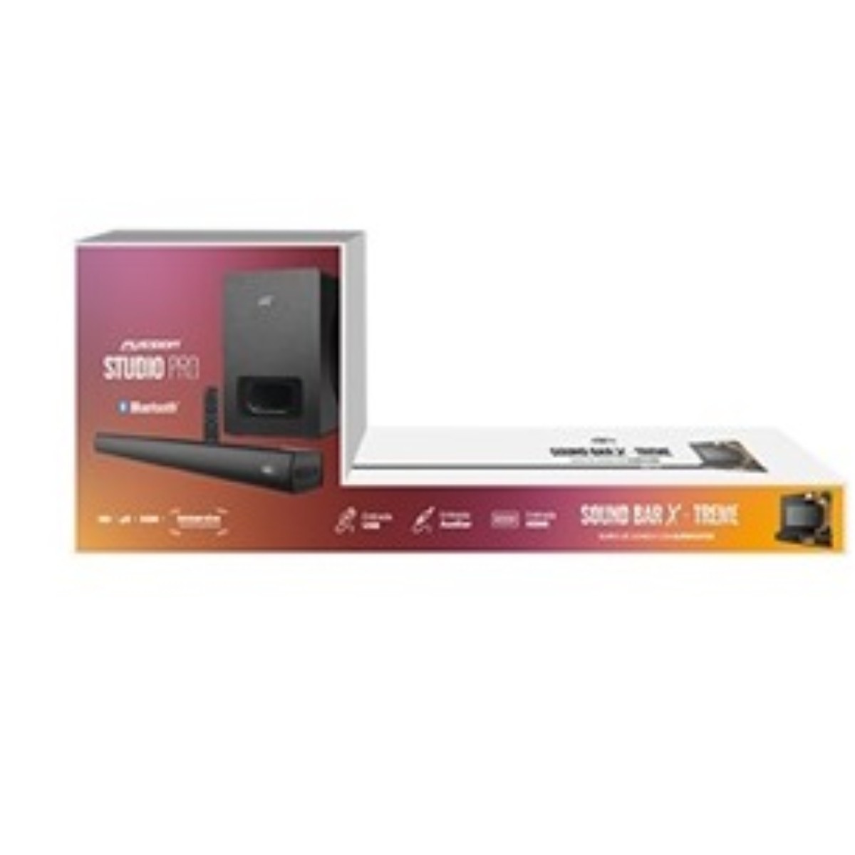 Barra de Sonido C/Subwoofer Fussion SBAR-0005 30W Negro ENDY9 image number null