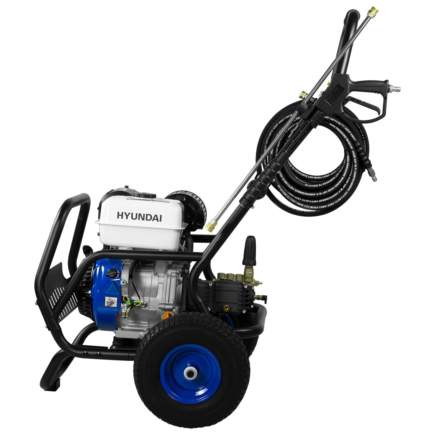 Hidrolavadora Hyundai Triplex 15 Hp 4200 Psi 289 Bar C/Base Abatible - HYP4300XT image number null