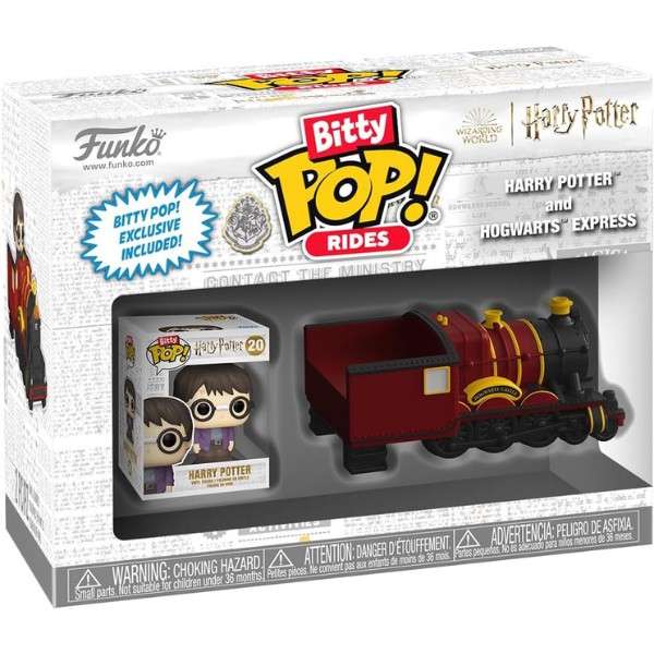 Funko Pop Bitty Ride Harry Potter con Hogwarts Express Figura Mini Coleccionable Veh&iacute;culo Original Wizarding World image number null