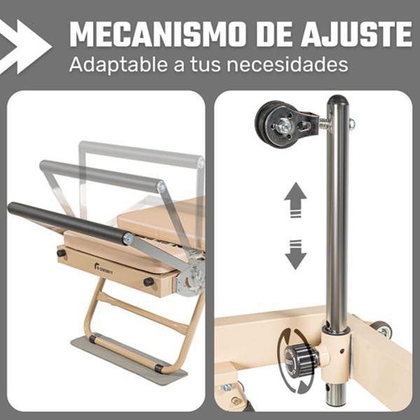 Cama Pilates Reformer Yoga Plegable Fitness 5 Resistencias Centurfit image number null