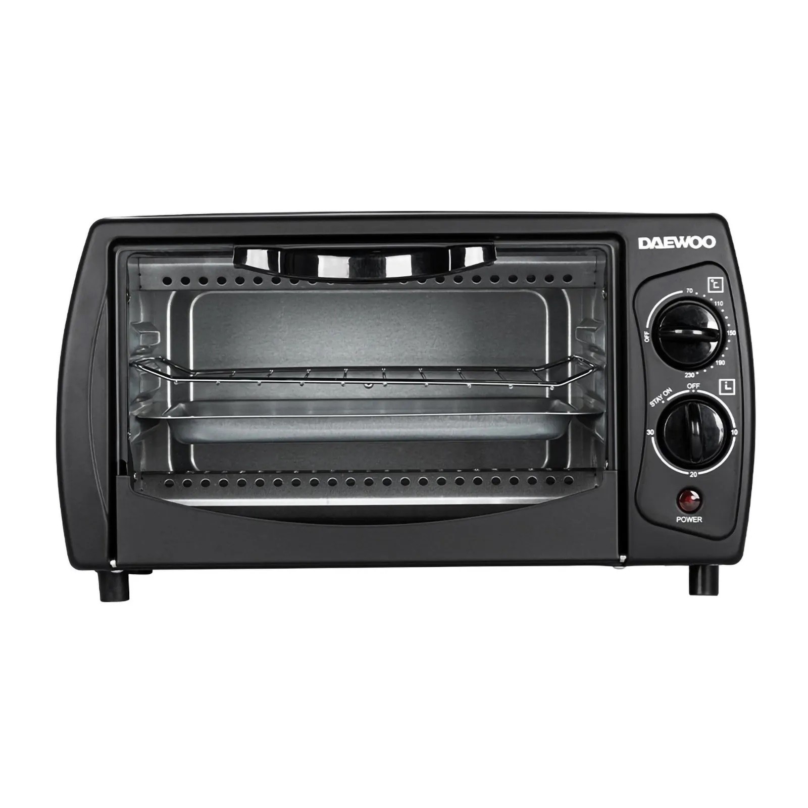 Horno Tostador El&eacute;ctrico Daewoo 9 Litros Negro DOT-1645 image number null