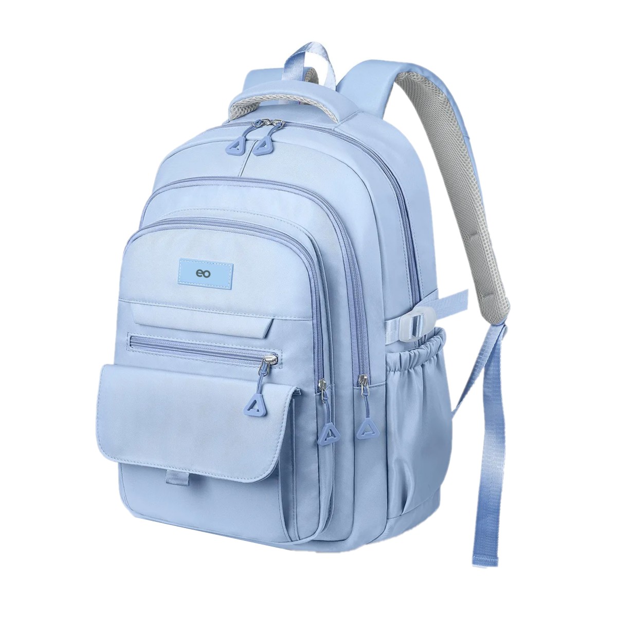 Mochila Escolar Viaje Bolsa Para Laptop 16 Color Azul Claro image number null