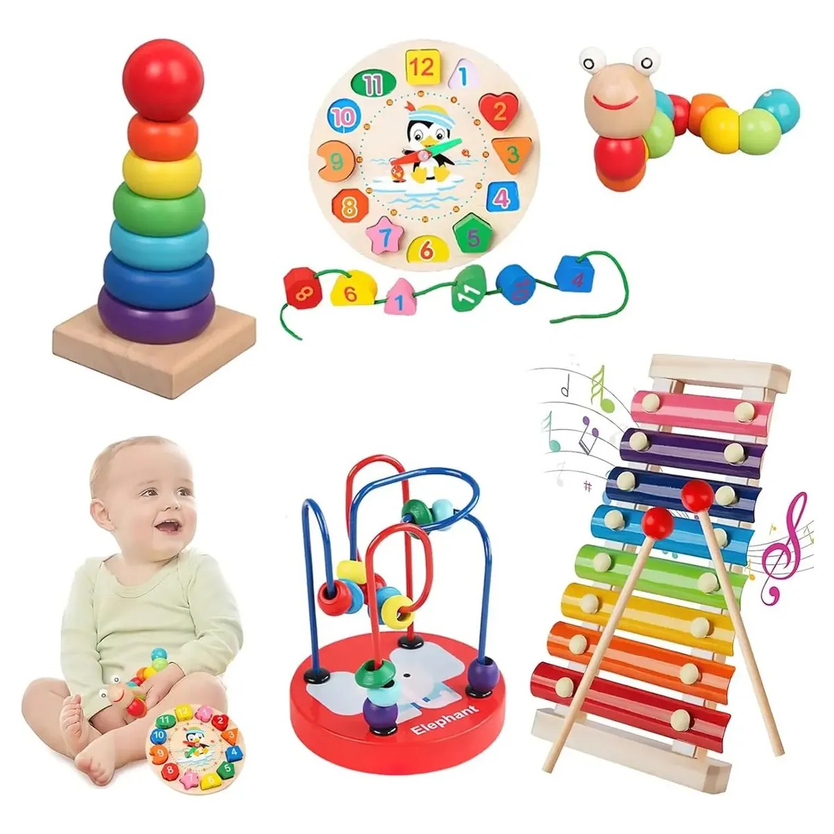 Juguetes Infantiles Estimulaci&oacute;n Temprana 5 Piezas image number null