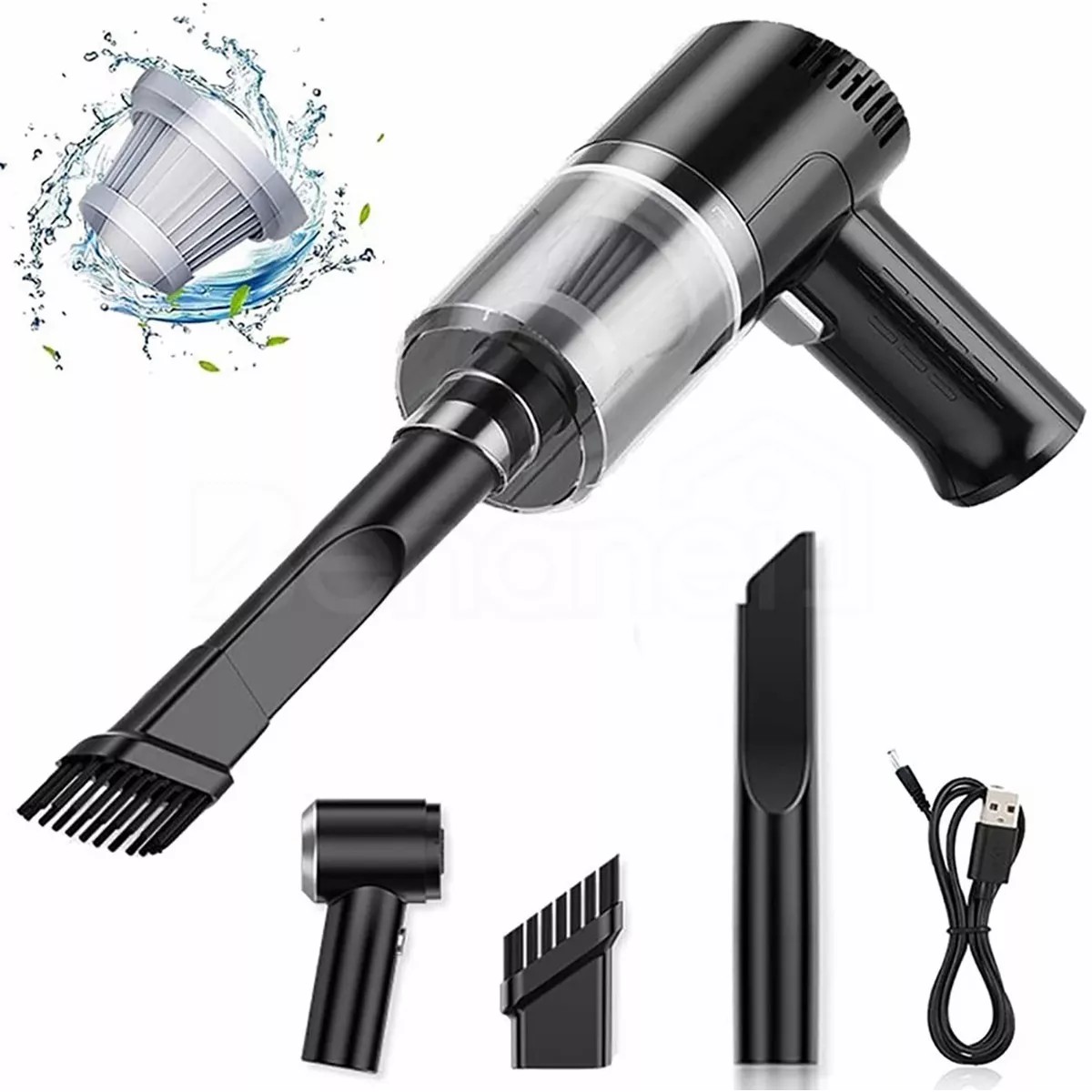 Mini Aspiradora Port&aacute;til De Mano Inal&aacute;mbrica Para Hogar image number null