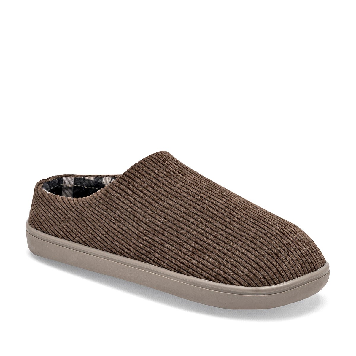 Mora Confort pantufla para hombre caf&eacute; cod 137417-F image number null