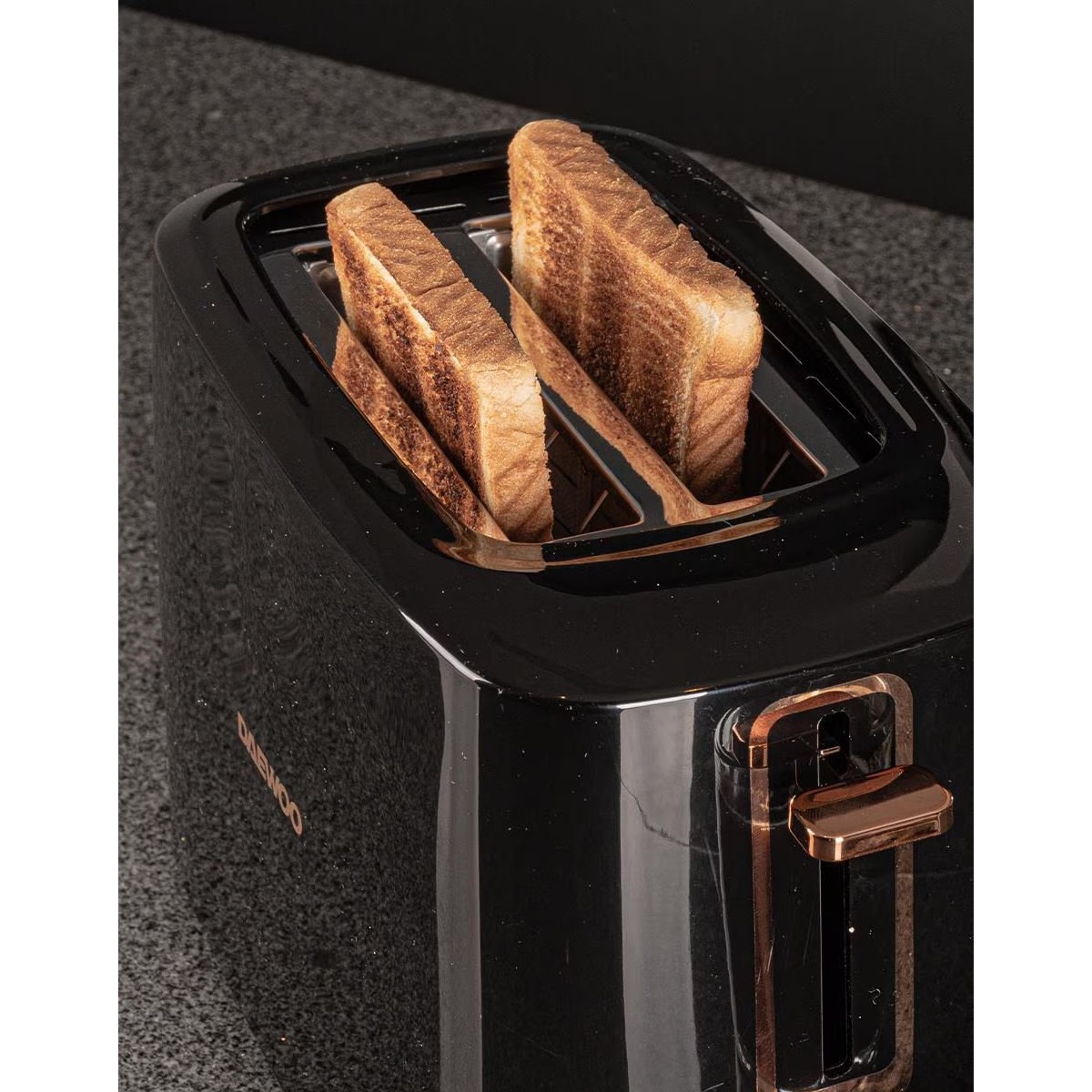 Tostador de Pan Daewoo 2 Rebanadas Negro DST-6564 image number null