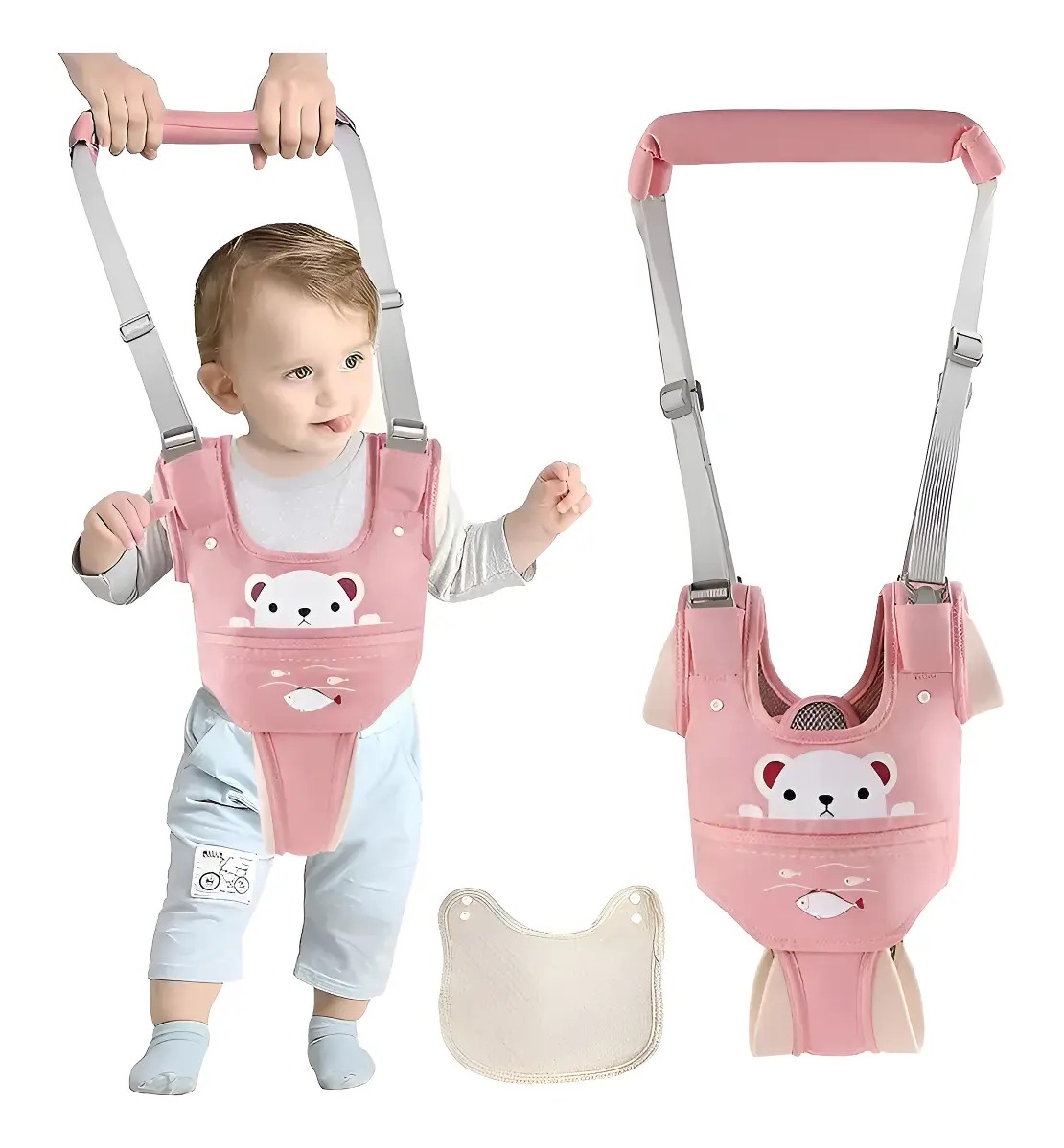 Arn&eacute;s De Seguridad Para Caminar Respirable Bebes 6-36 Meses Rosa Oso image number null