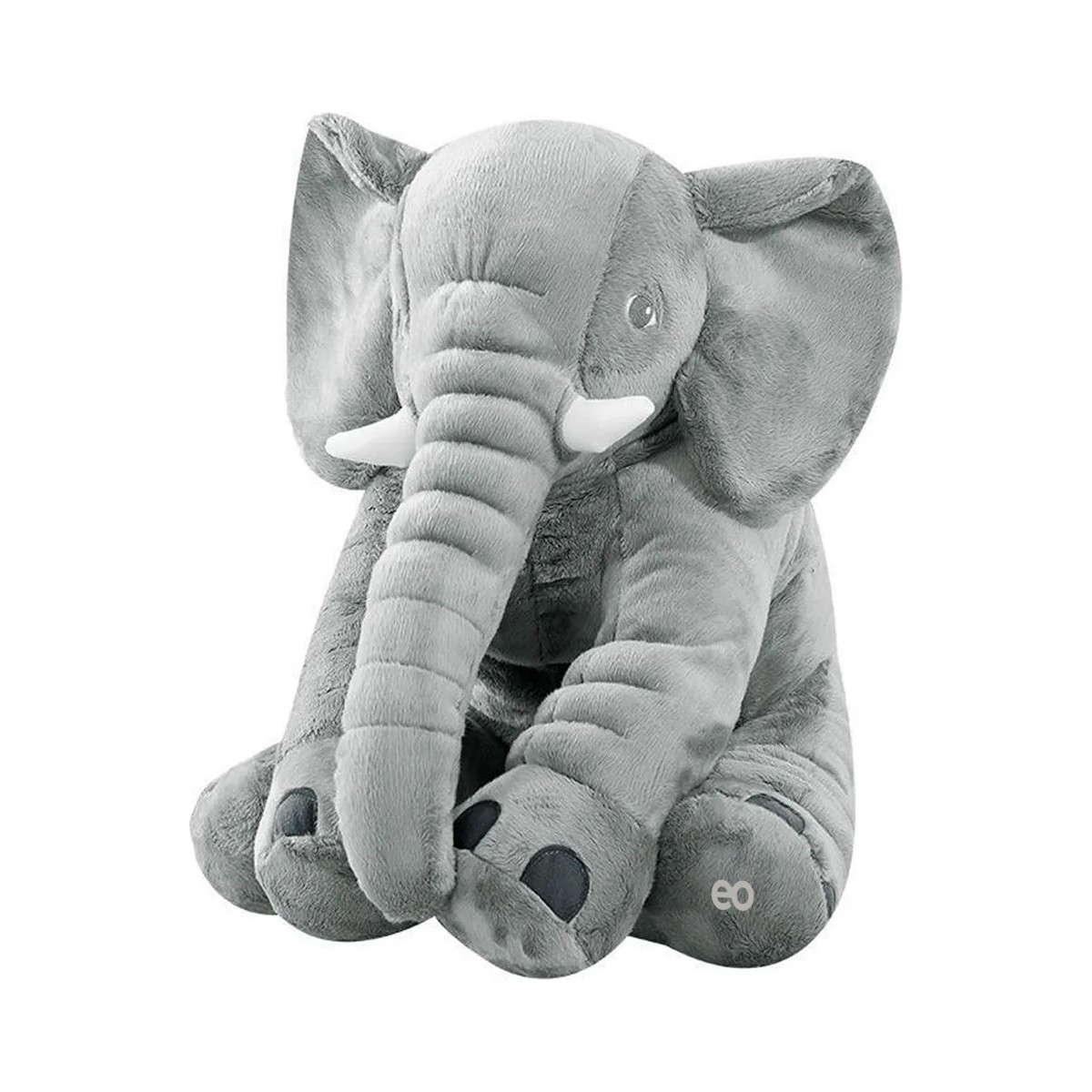 Peluche Grande Elefante Almohada Juguete Para Ni&ntilde;os Y Bebes 60cm Gris image number null