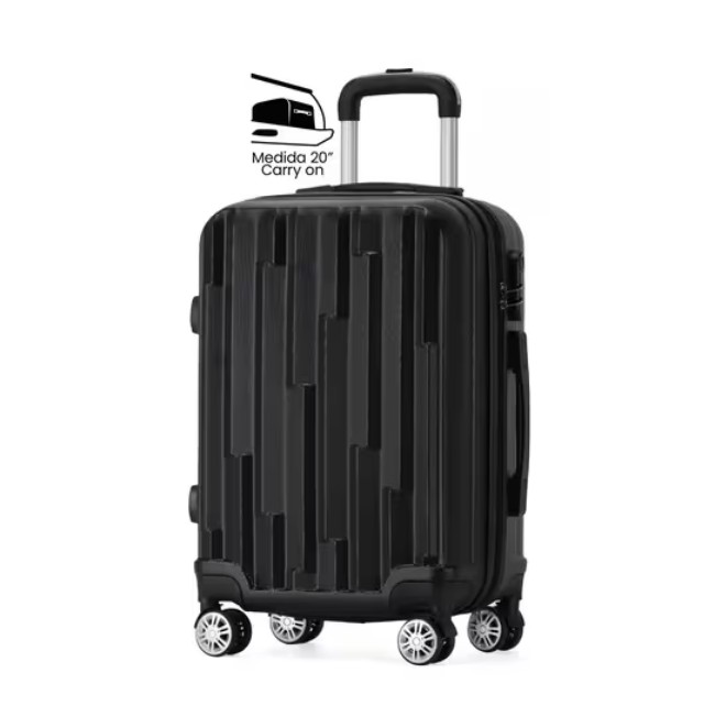 Maleta De Viaje R&iacute;gida Carry On De Mano Cabina Modelo Prisma 20 Pulgadas 10 Kg Con Candado Seguridad image number null