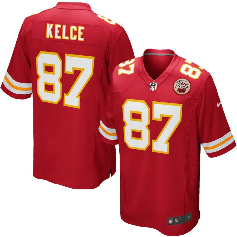 Jersey Original Nike Americano NFL Jefes de Kansas City Chiefs #87 Kelce image number null