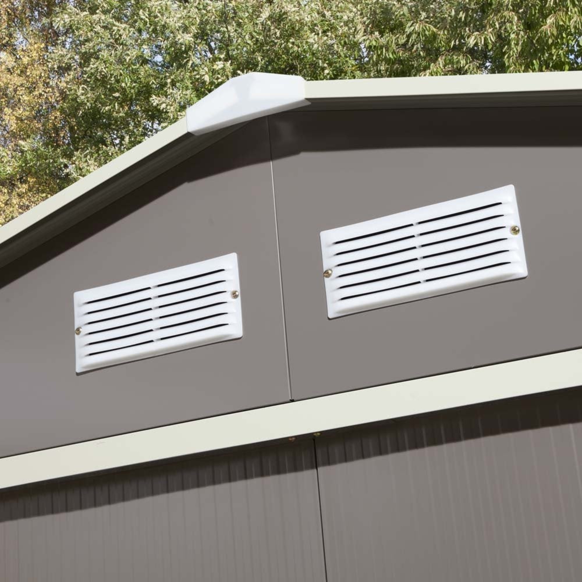 Bodega Cobertizo Exterior Ultra XL 277 x 259 x 203 cm Color Gris image number null