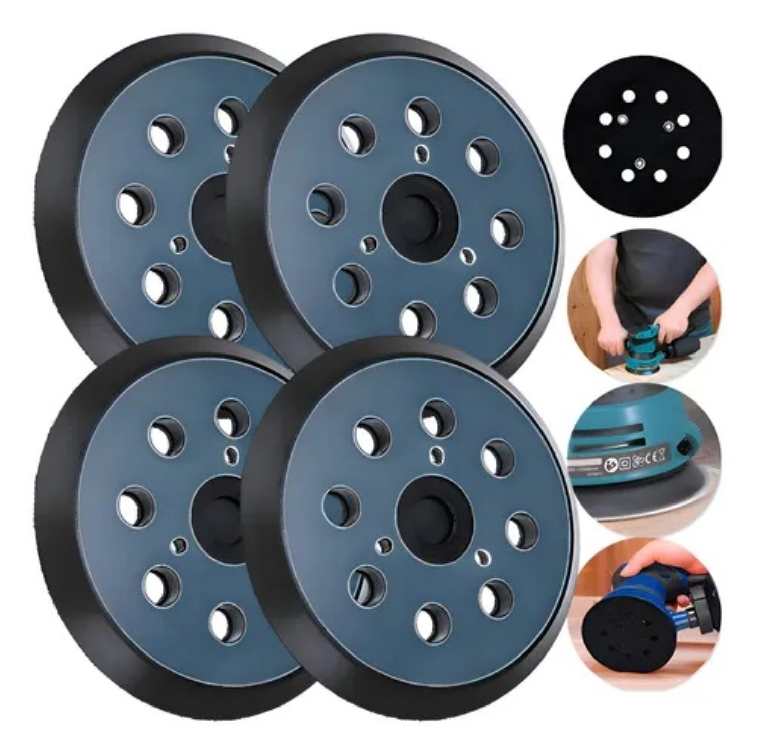 4pz lijadora Adecuada Para Makita Negro Azul image number null