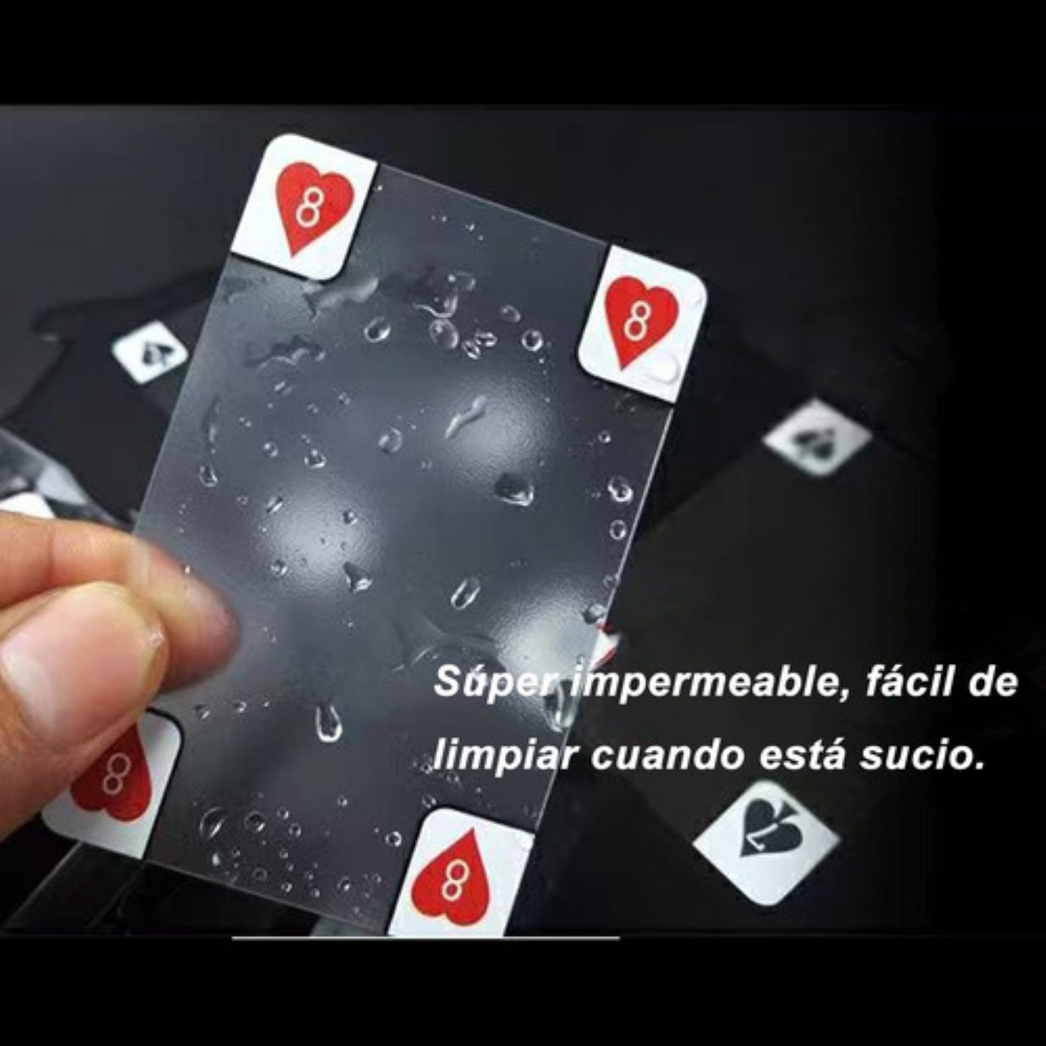 Cartas Poker Transparentes Naipes Poquer Blackjack Casino image number null