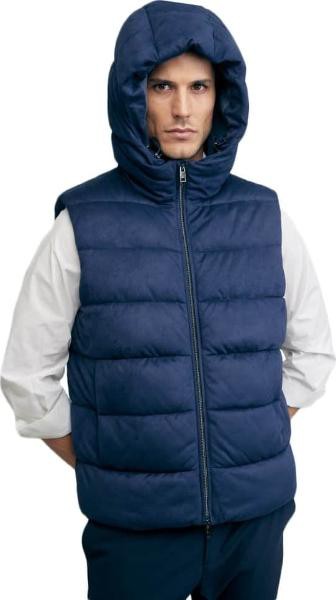 Chaleco abrigadora caballero azul marino Next & Co modelo DRM1 image number null