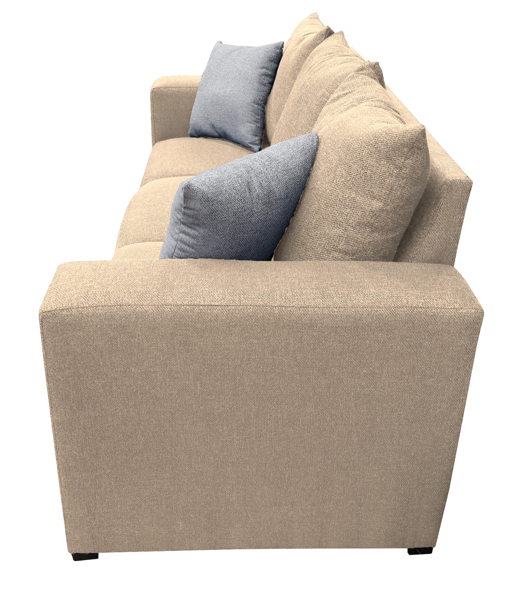 Sofa El Bazar Store Miami Lino Beige 3 plazas, Modular, Moderno, Sala image number null