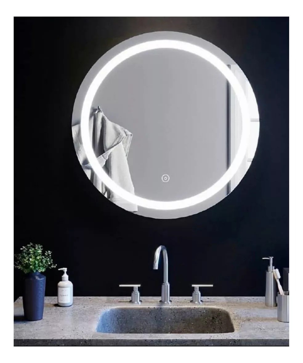Espejo Luz Led De Pared Tocador Ba&ntilde;o Touch Cambio 3 Luces image number null