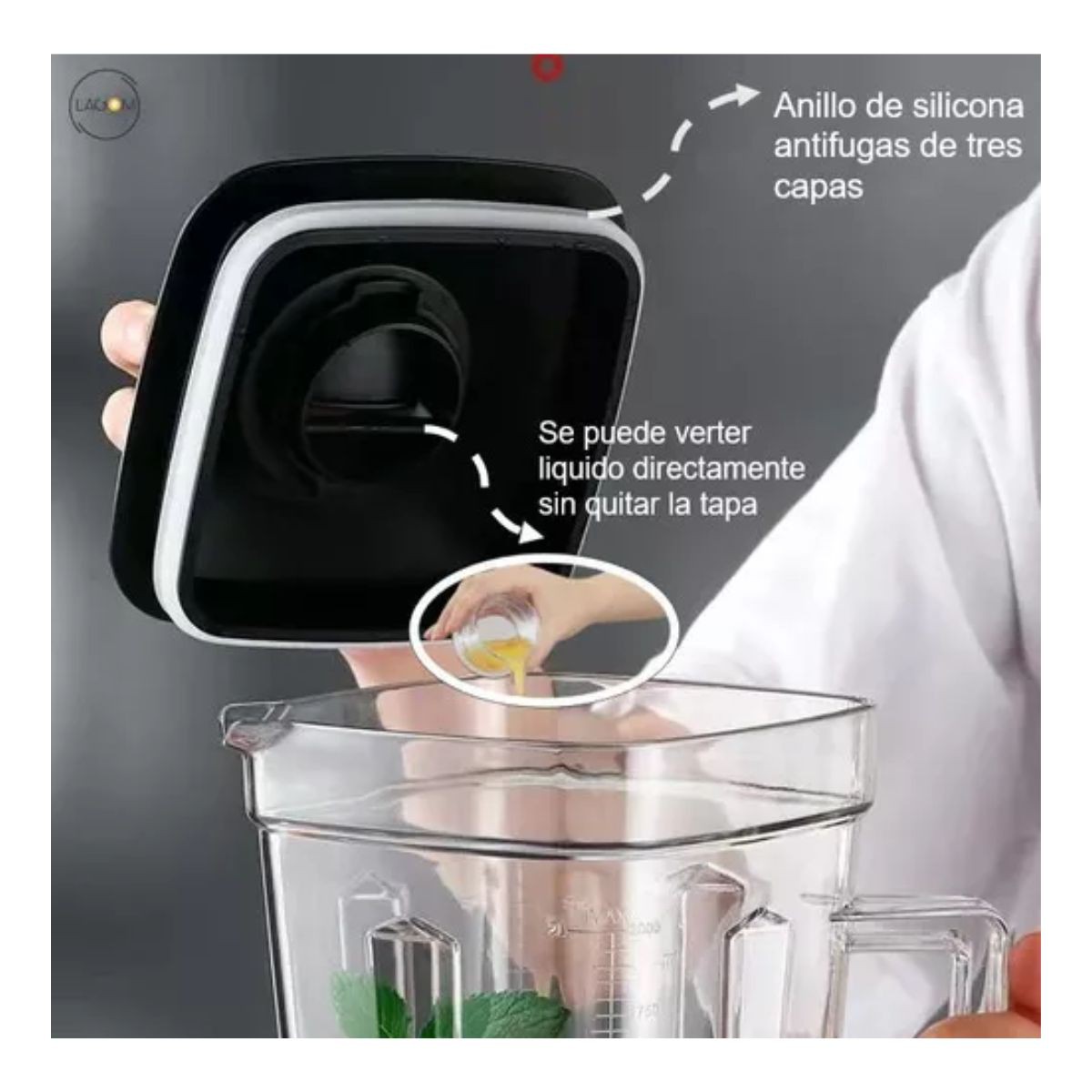 Licuadora Para Cocina -15 Exprimidor Negro image number null