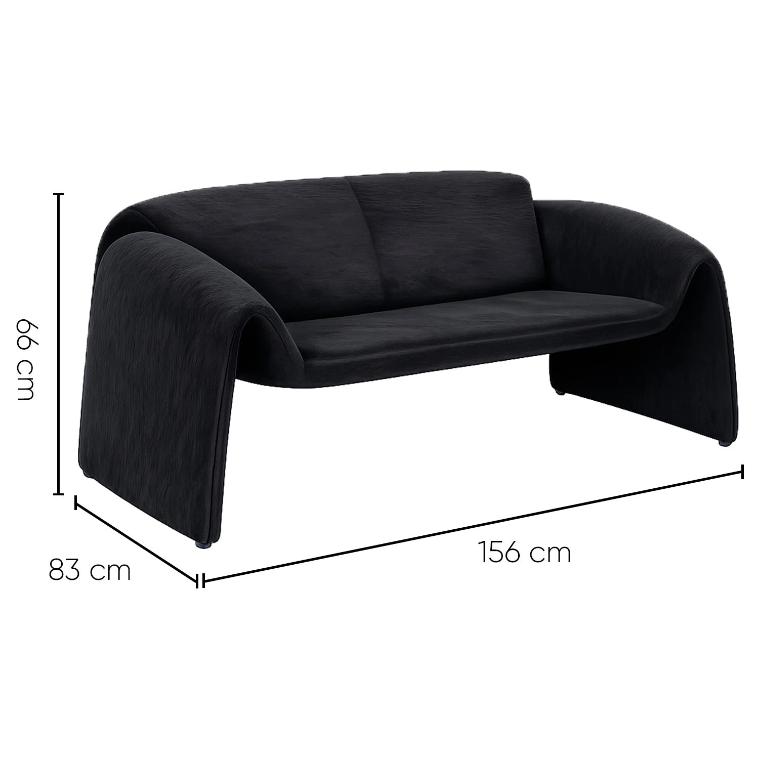 Sillon Nuovo Negro Kessa image number null