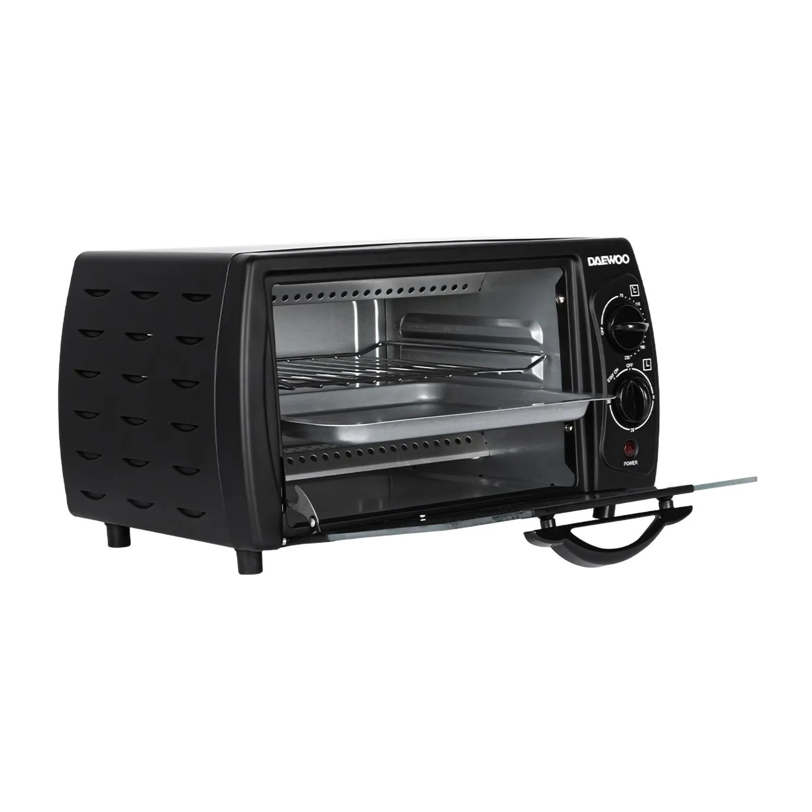 Horno Tostador El&eacute;ctrico Daewoo 9 Litros Negro DOT-1645 image number null