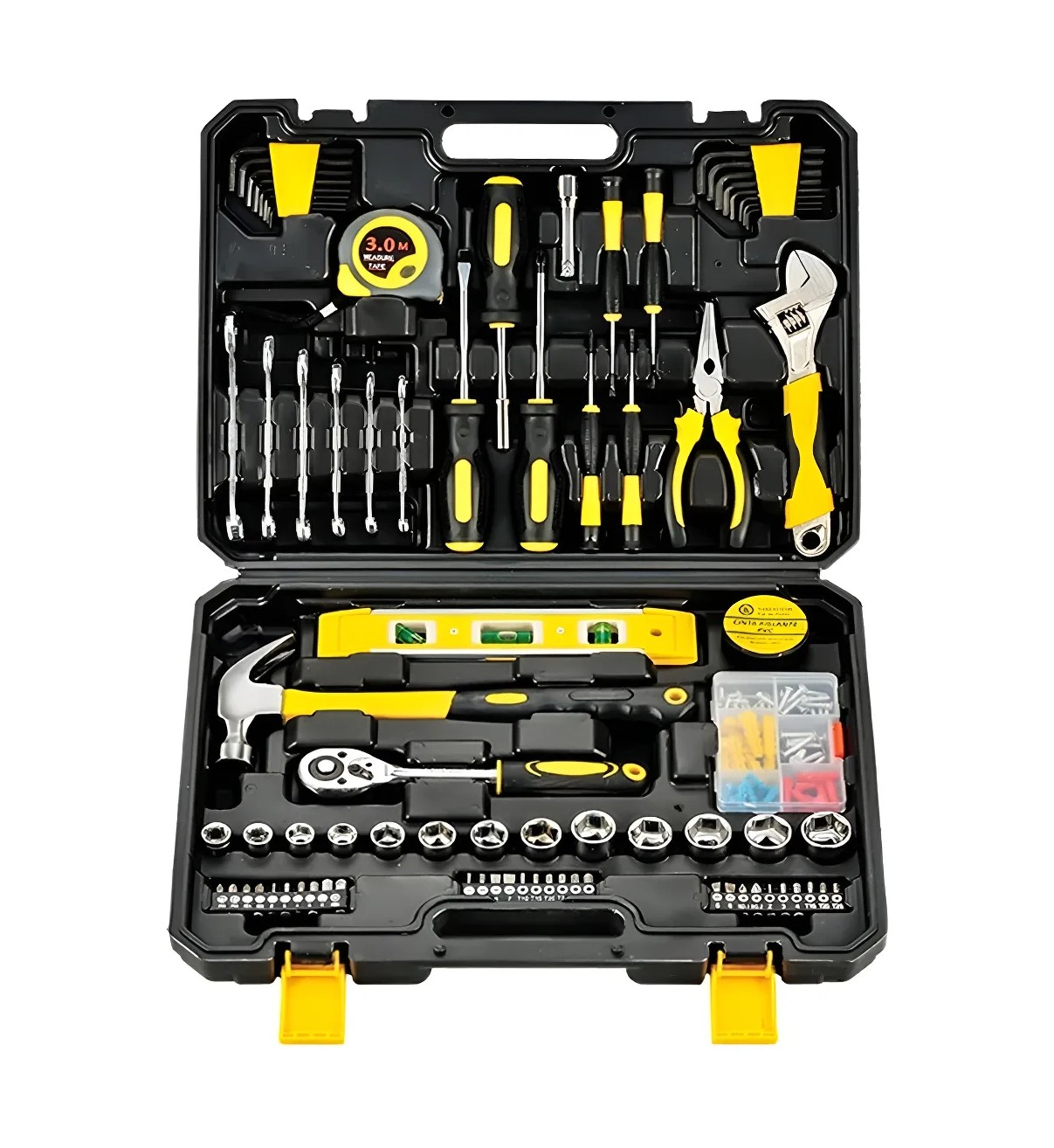 108pzs Juego De Herramientas Mec&aacute;nicas Desarmadores Malubero Kit Combinadas para autom&oacute;vil image number null
