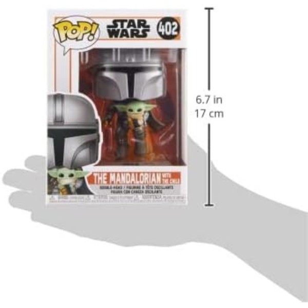Funko Funko Pop! Star Wars: The Mandalorian - Mando Flying with Jet Pack - Figura de Vinilo Coleccionable image number null