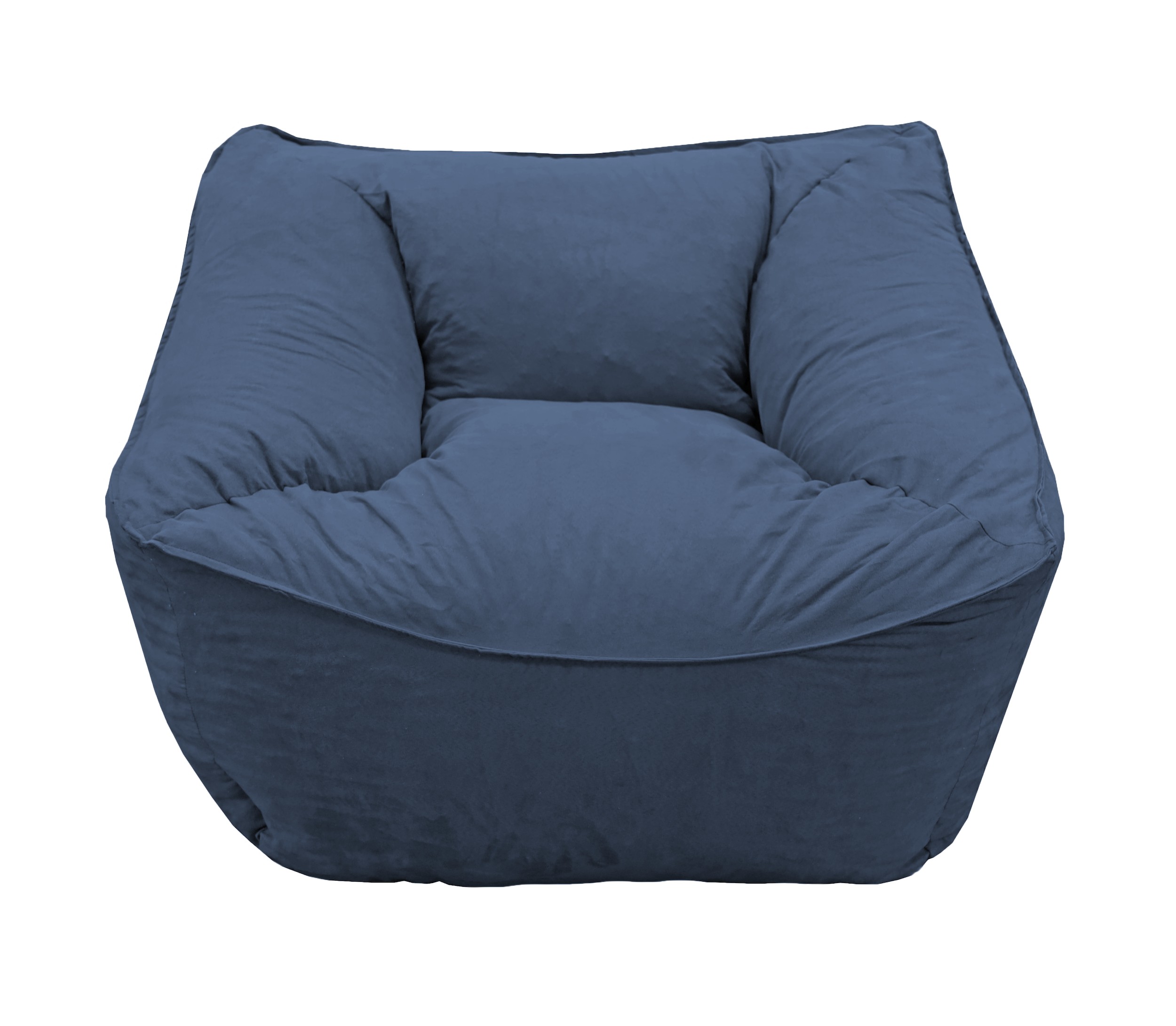 Sillon Puff El Bazar Store Azul Marino, Sillon Ocasional. image number null