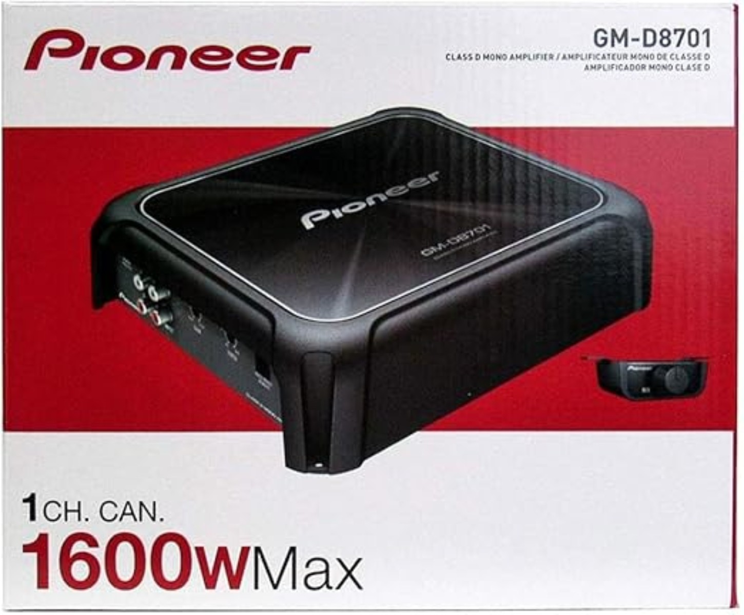 Amplificador Pioneer GM-D8701 1600 Watts Clase D Monoaural ALBY5 image number null