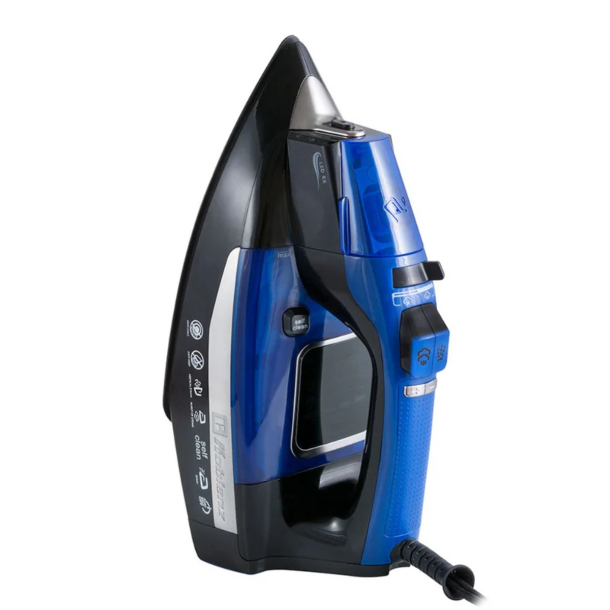 Plancha Koblenz PKK-950 SAZ Secure Keramik Deluxe 1,800 Watts Azul/Negro END3**. image number null