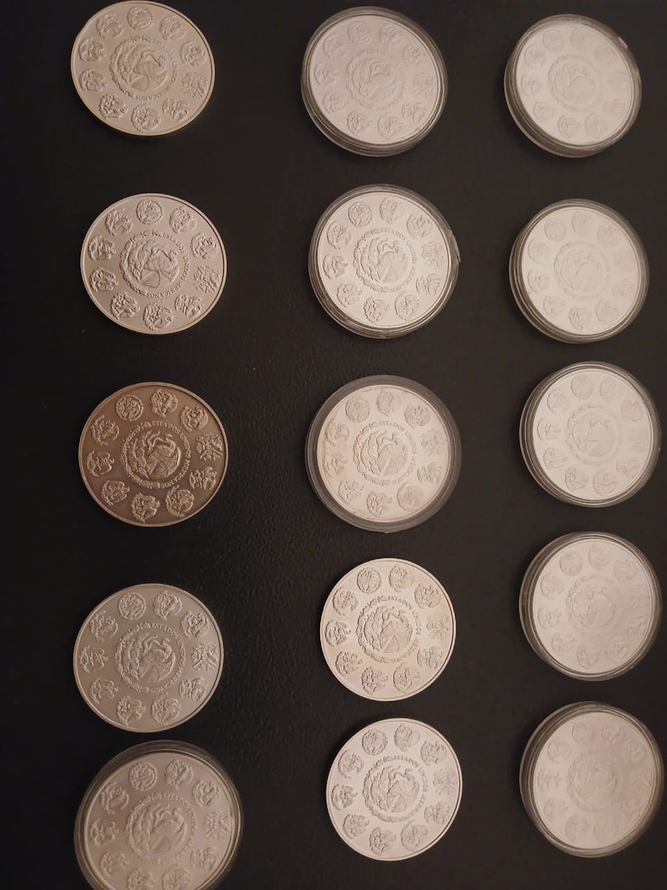 Lote 15 monedas onzas Plata Pura Libertad ley .999 Nuevas Sin Circular . image number null