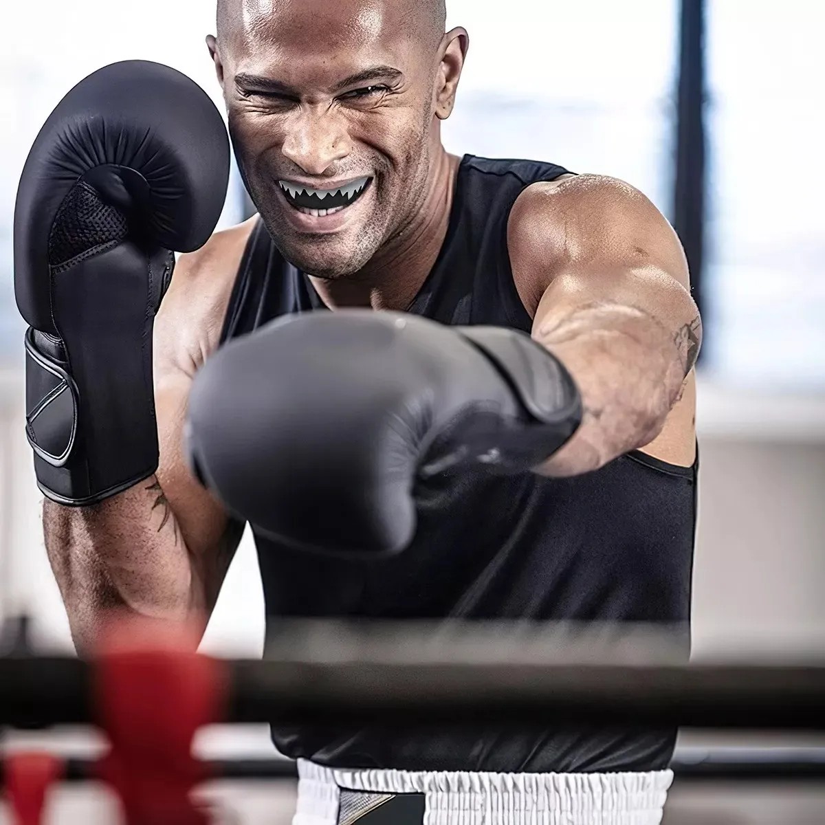 2pz Protector Bucal Boxeo Taekwondo Y Deportivos Para Adulto image number null