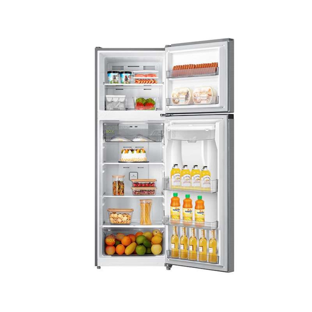 Refrigerador Midea MDRT489MTM46W 13 Pies C/Despachador Silver ALBY image number null