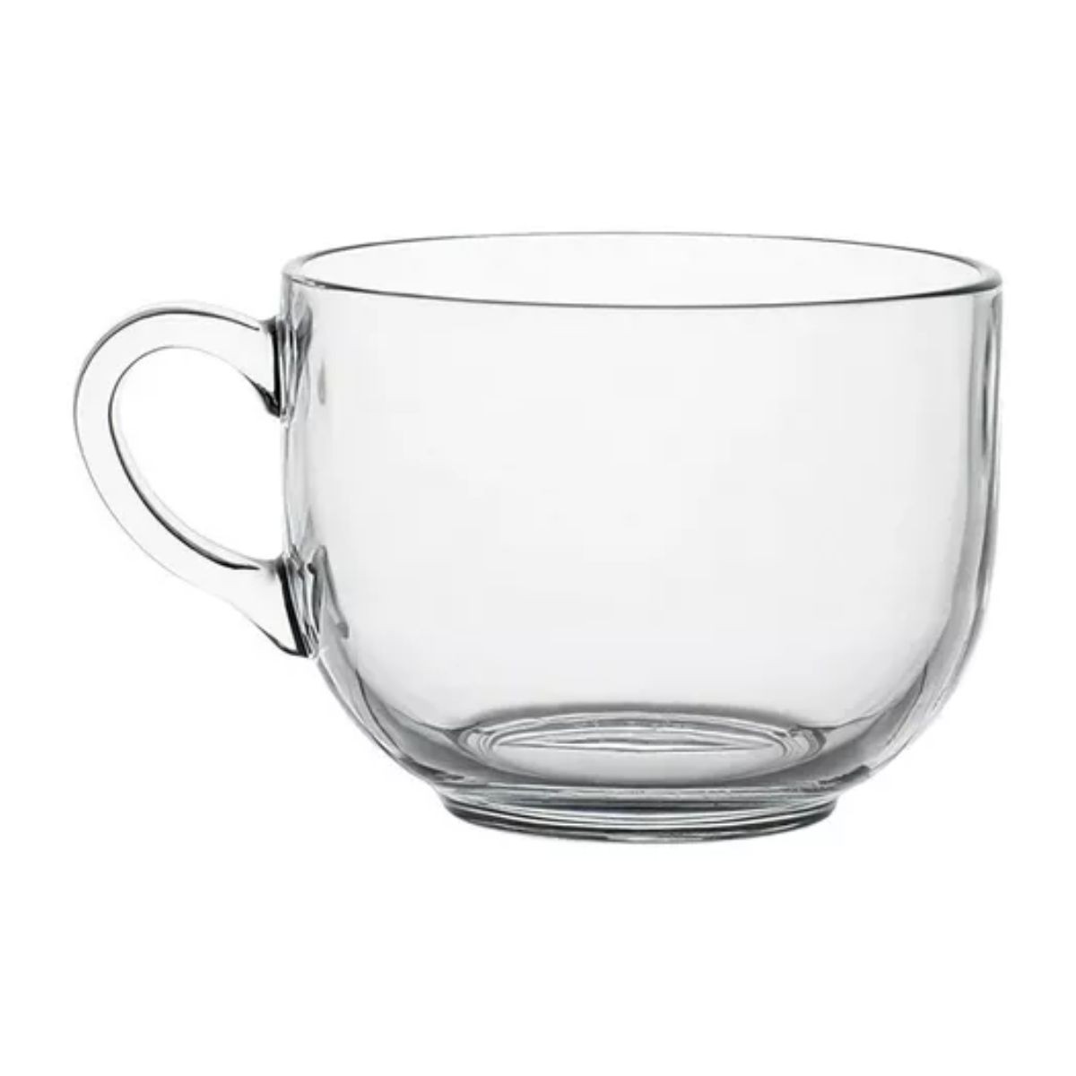 12 Taza Grande Vidrio Para Caf&eacute; O Capuchino 470ml Jumbo transparente image number null
