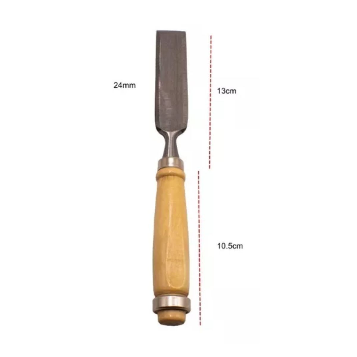 Juego Cincel Formon Gubia Carpintero Tallado Madera 4 pzs Marron/Plata image number null