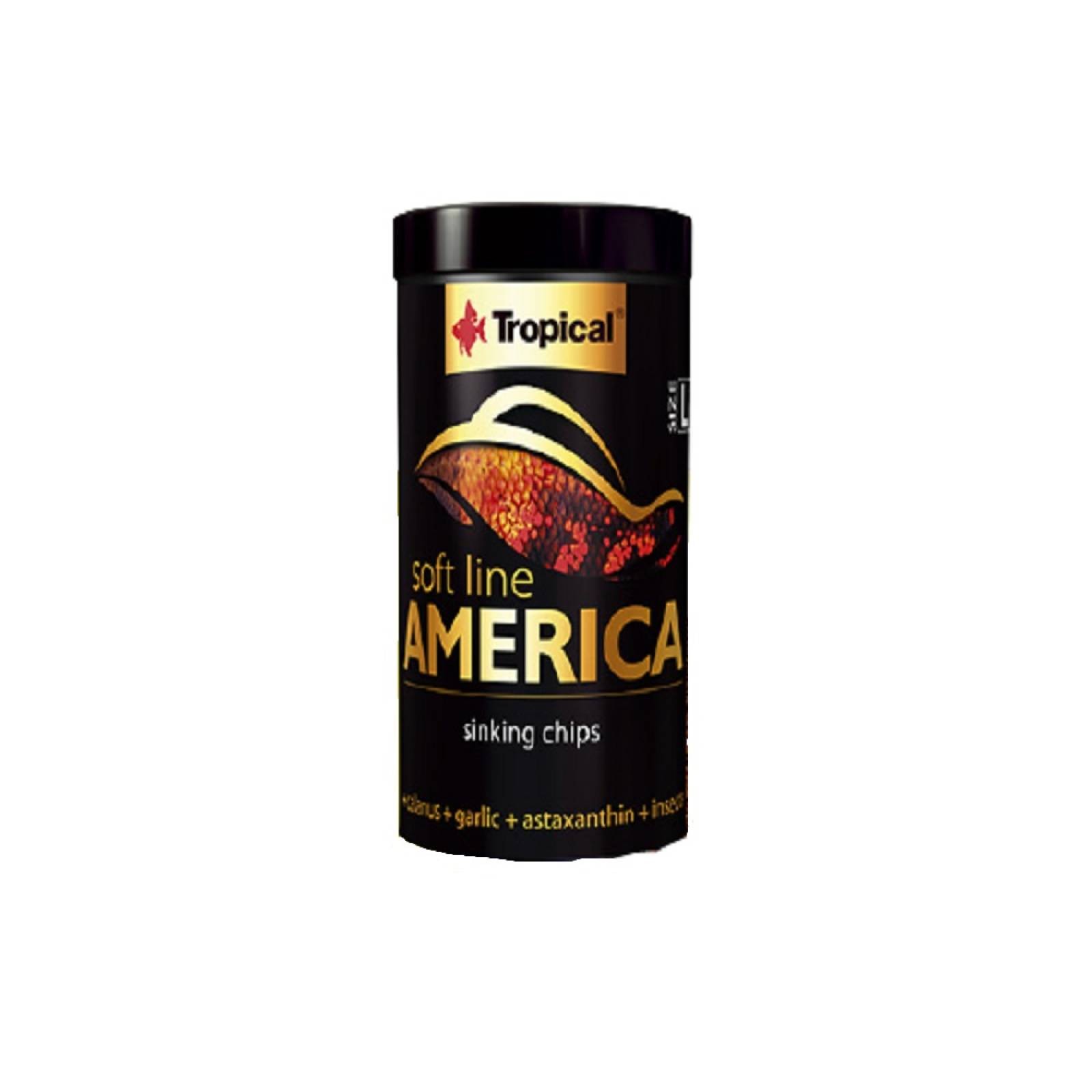 Alimento America Chips Size L P/Pez Omnivoro 130G Tropical image number null