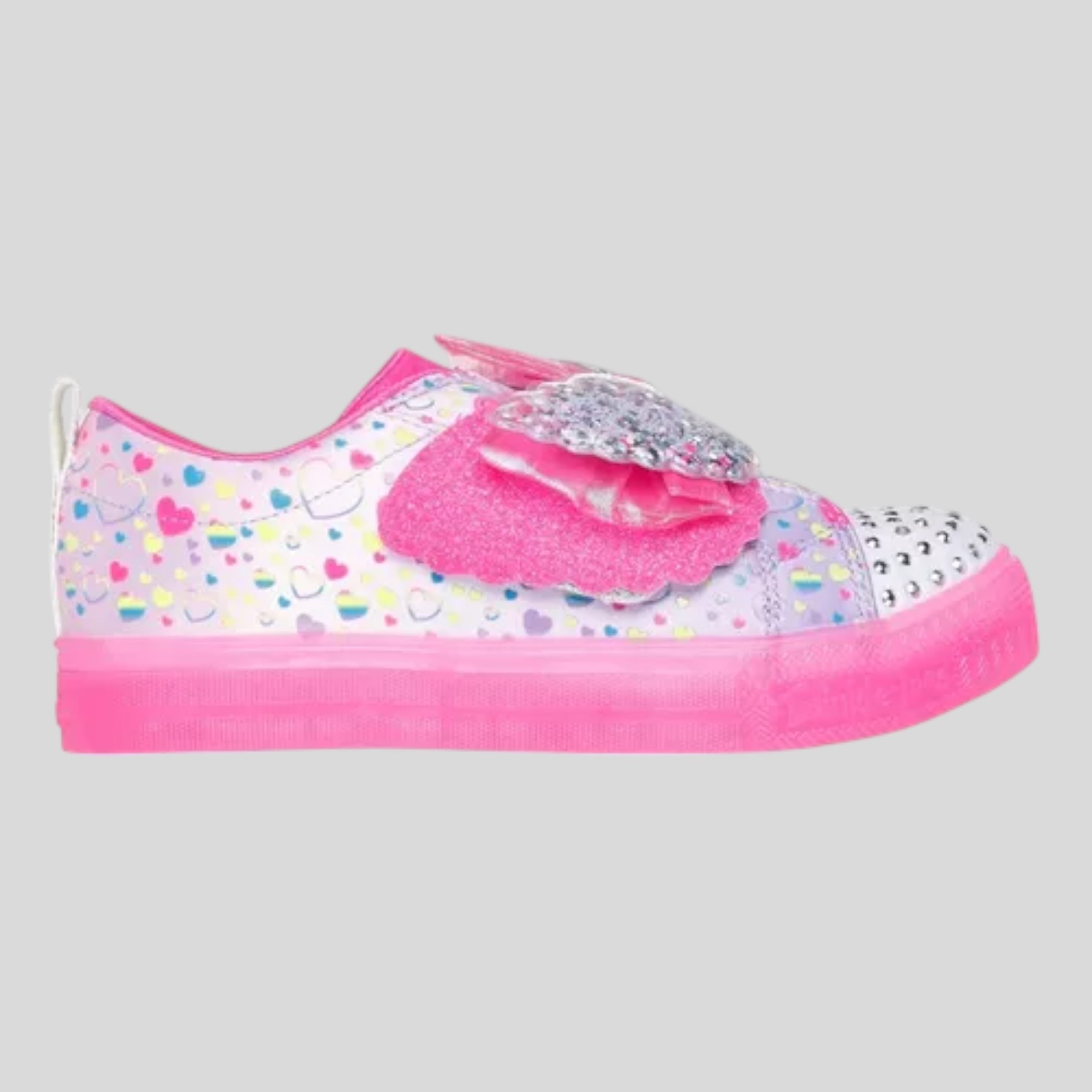 Tenis Skechers Twinkle Toes Luces Ni&ntilde;a 314278npkmt image number null