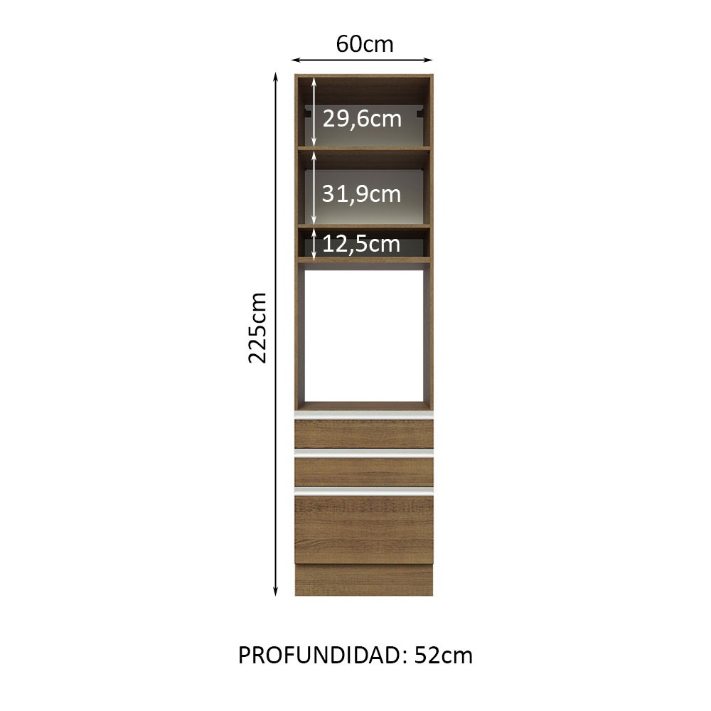 Despensero Alacena Multiuso Organizador Madesa 1 Puerta MM. image number null