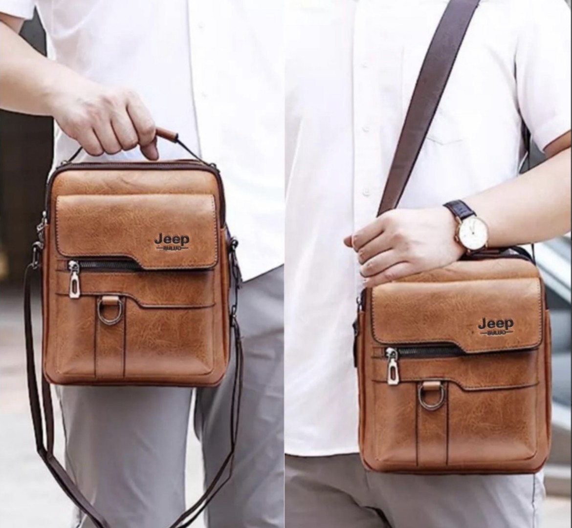Bolso Mariconera Hombre Maletin Bandoleras Y Billetera Kit image number null