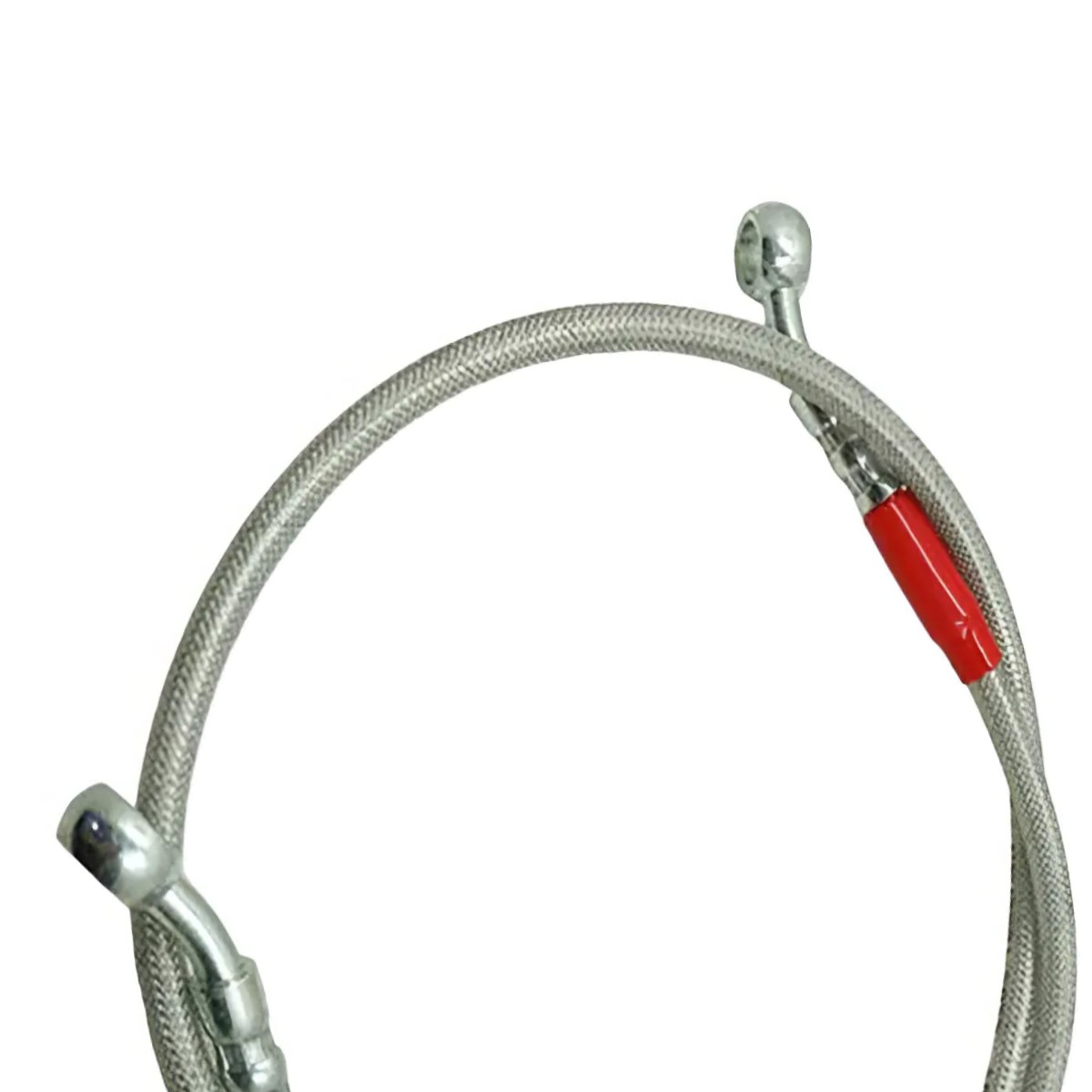 Manguera Linea Freno Delantero Universal 1 Metro Motocicleta color: Gris image number null