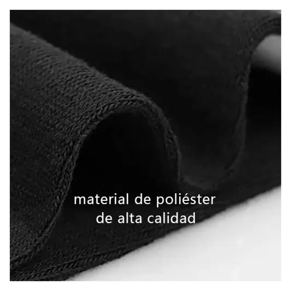 Calcetas Largas Moda Japonesa Medio Muslo Alto 4 Pares Negro image number null