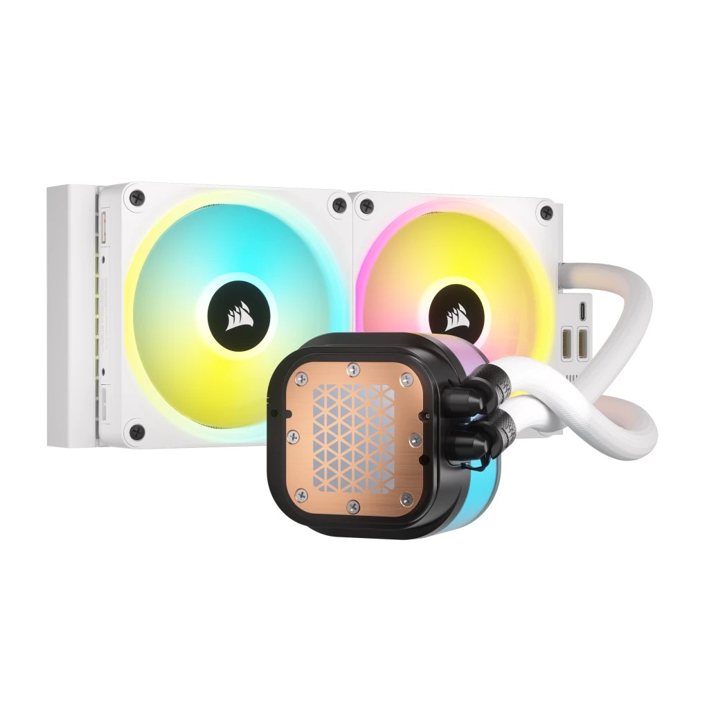 Corsair iCUE LINK H100i RGB AIO 240mm Blanco Refrigeraci&oacute;n L&iacute;quida CPU image number null