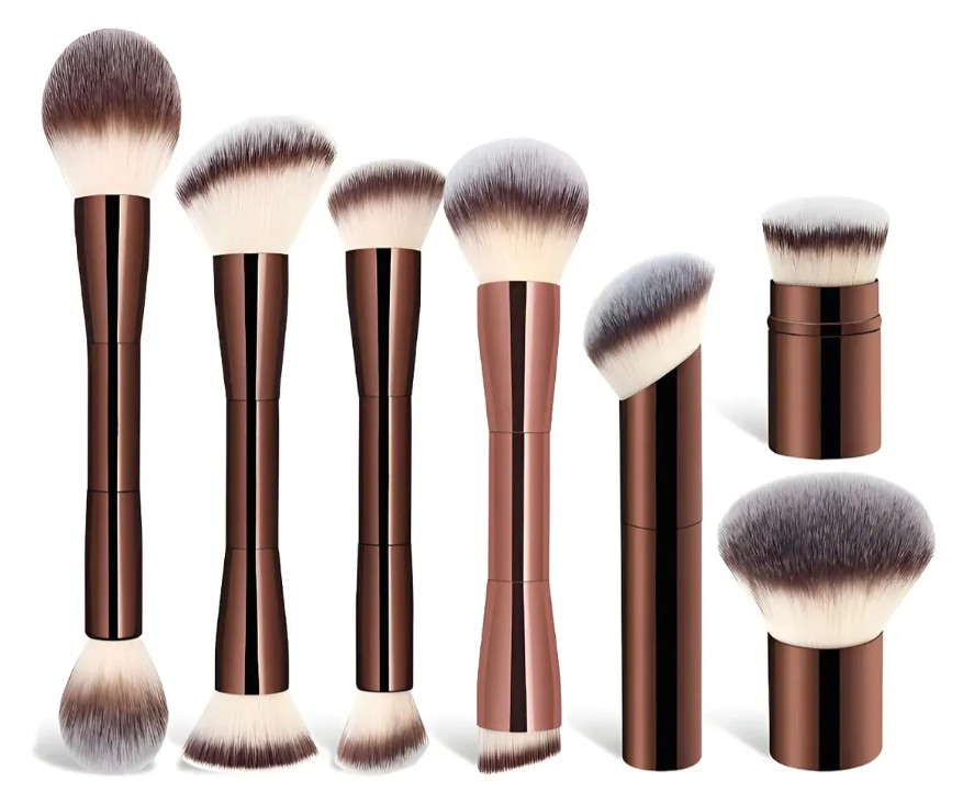 Set 7 Brochas Maquillaje Profesional Alto Nivel image number null