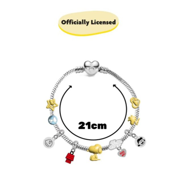 Set De Collar Y Pulsera Snoopy image number null