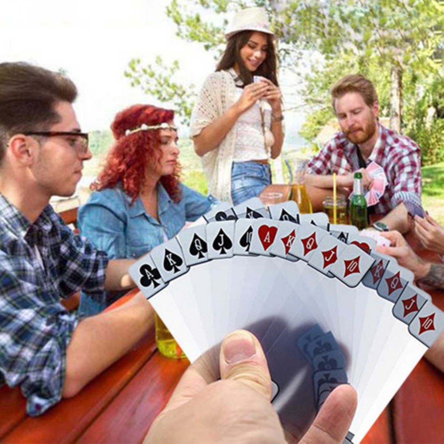 Cartas Poker Transparentes Naipes Poquer Blackjack Casino image number null