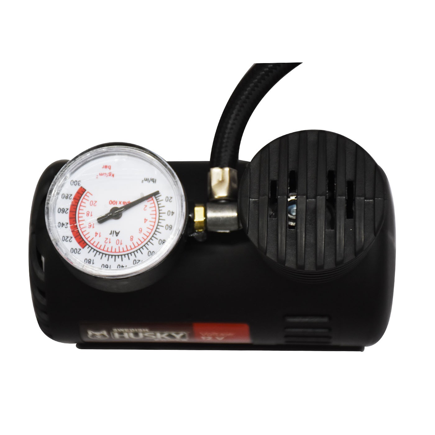 MINI COMPRESOR DE AIRE SWEDISH HUSKY POWER 12V 300 PSI MANGUERA 40 CM - TWISTER12 image number null