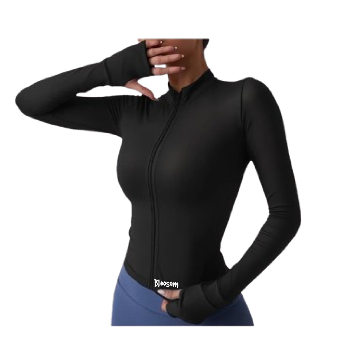 Playera Deportiva Blusa Licra Secado R&aacute;pido Negro Talla G image number null