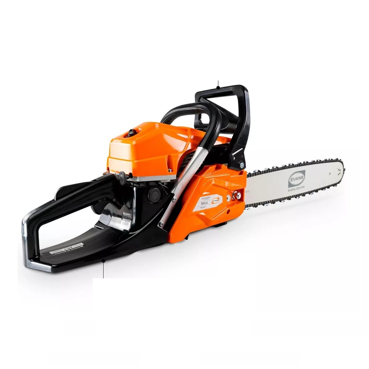 Motosierra A Gasolina 54cm3 3.4hp Corte 20 Color Naranja. image number null