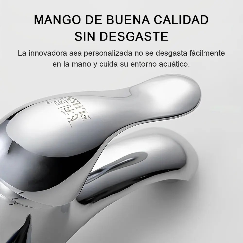 Llave Mezcladora Para Cocina Monomando Lavabo,grifo De Ba&ntilde;o Plata Heroni image number null